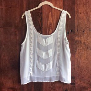 MINK PINK Aztec Sheer Tank